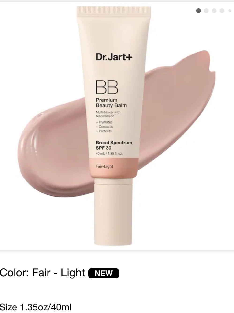 Dr. Jart+ BB Premium Beauty Balm SPF 30 — Fair-Light